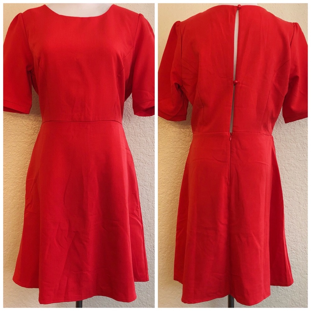 Burnt Orange Forever 21 Dress